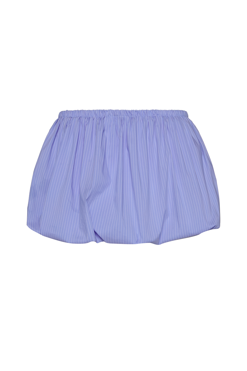 MINI SAIA BALONÊ TRICOLINE LISTRAS AZUIS (8748925976803)