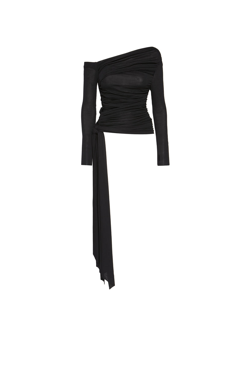BLUSA MALHA TRANSPASSES PRETA (8537363710179)