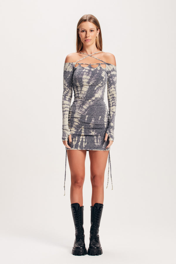 VESTIDO LUREX TIE DYE AZUL (8112396337379)