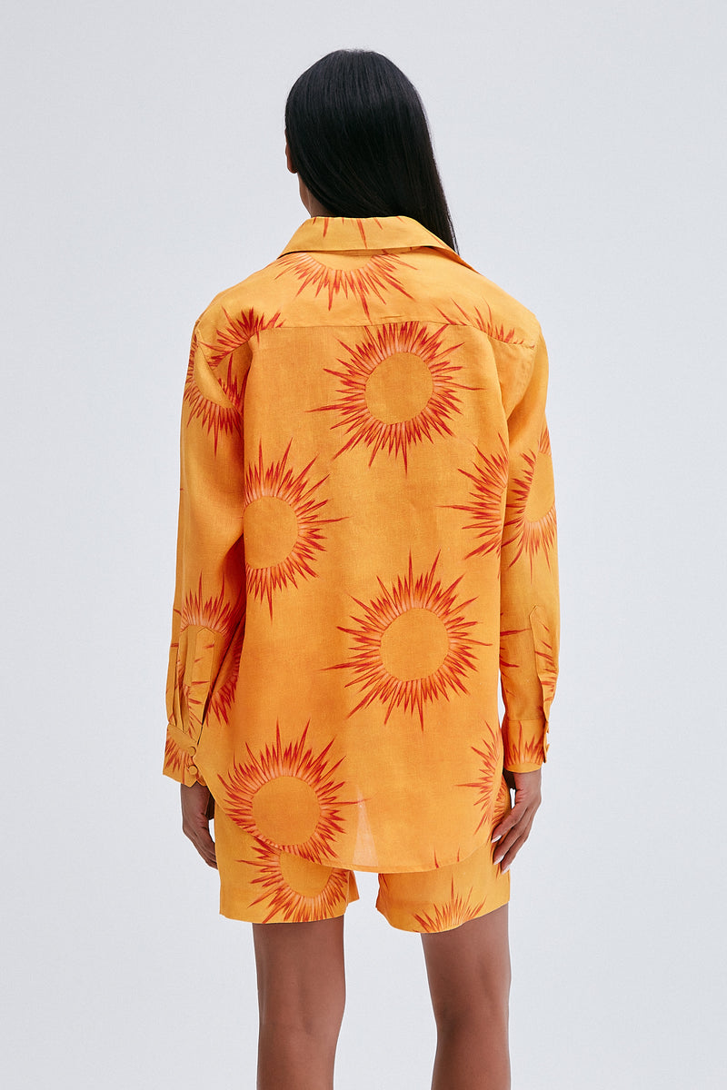 CAMISA LINHO ESTAMPA SOL (8216362320099)