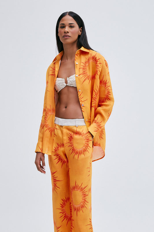 CAMISA LINHO ESTAMPA SOL (8216362320099)