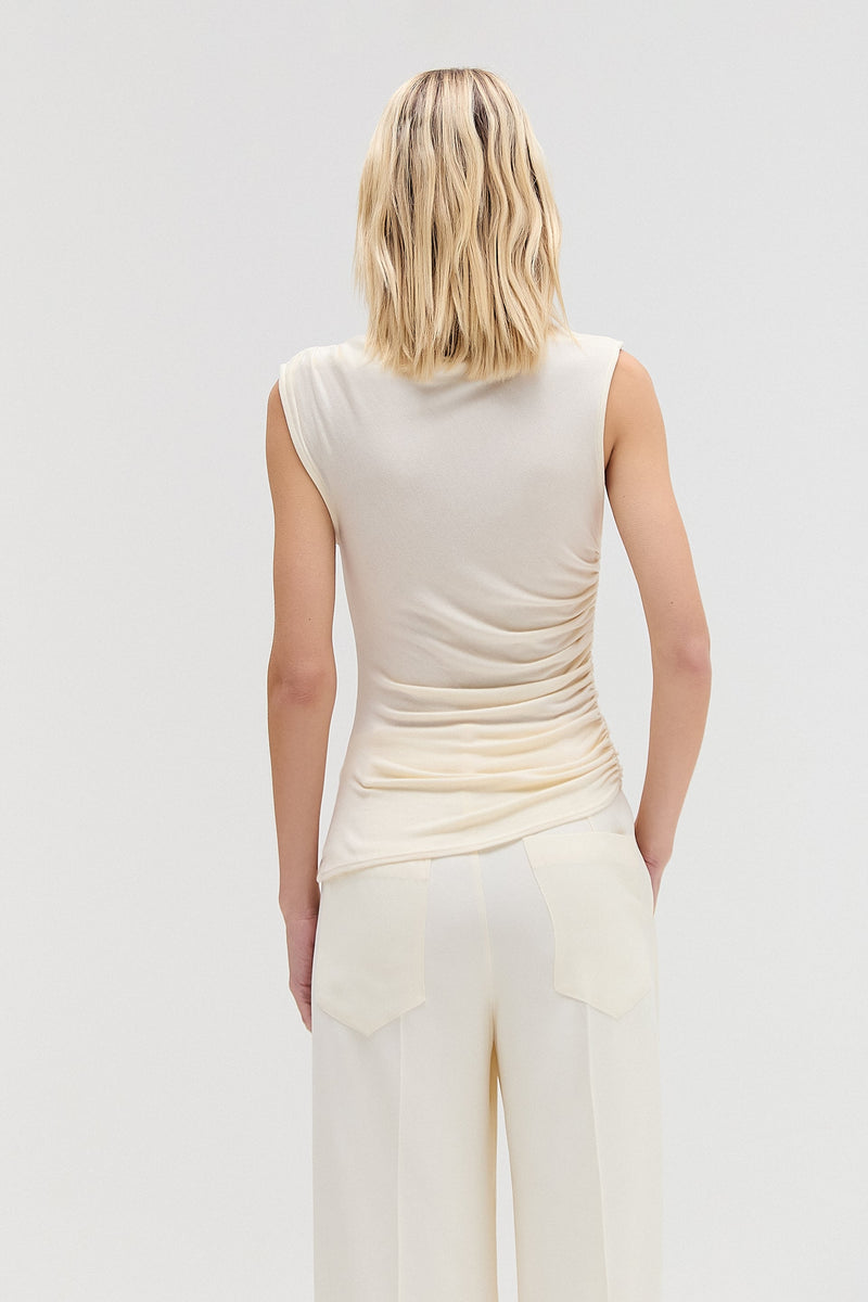 CALÇA ALFAIATARIA BARRA ITALIANA CREPE PATOU MANTEIGA (8644102258915)
