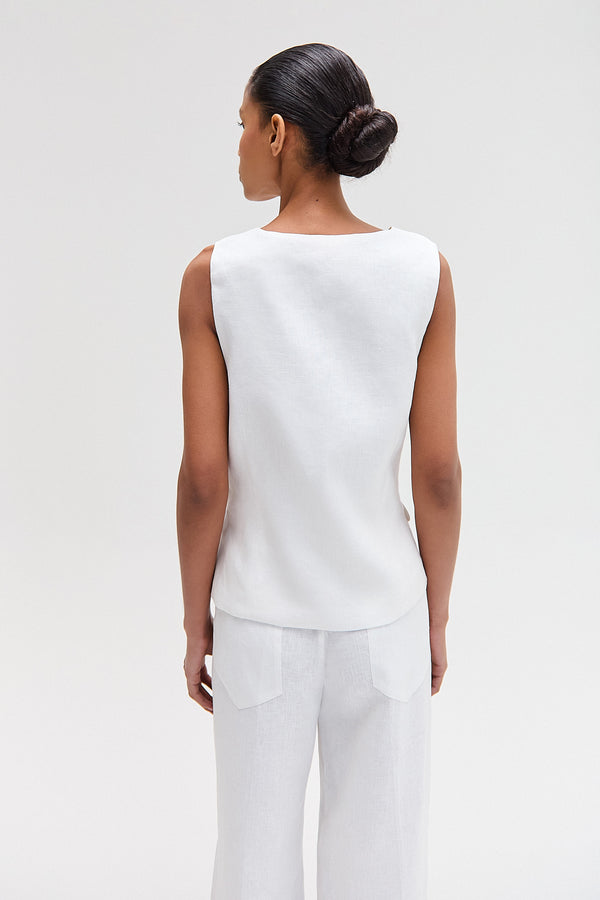 COLETE ALFAIATARIA LINHO OFF WHITE (8616966324451)