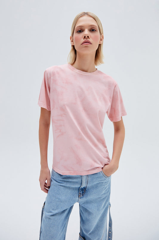 CAMISETA MALHA MANGA CURTA TIE DYE ROSA (8257061486819)
