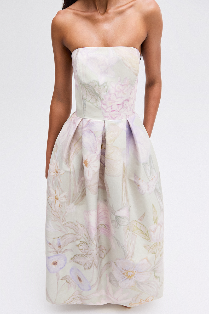 VESTIDO LONGO BALONÊ TOMARA QUE CAIA TAFETÁ FLORAL (8765750509795)