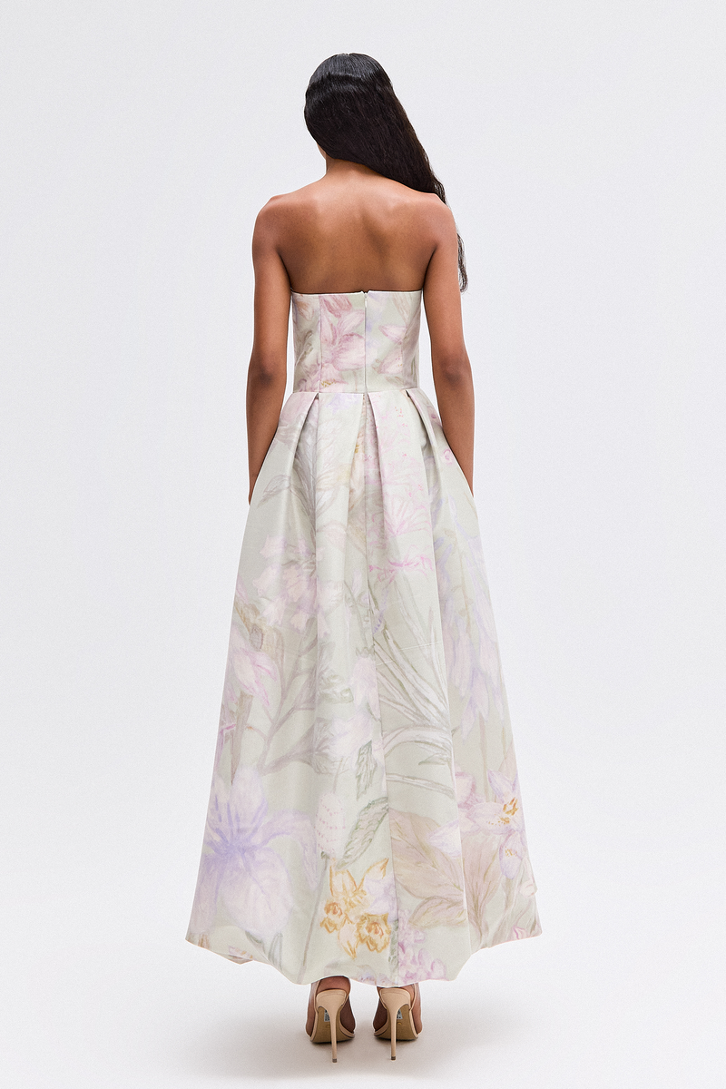VESTIDO LONGO BALONÊ TOMARA QUE CAIA TAFETÁ FLORAL (8765750509795)