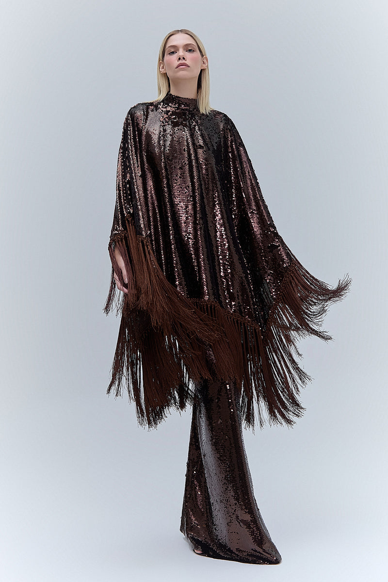 SAIA LONGA PAETE MARROM – TIG STORE