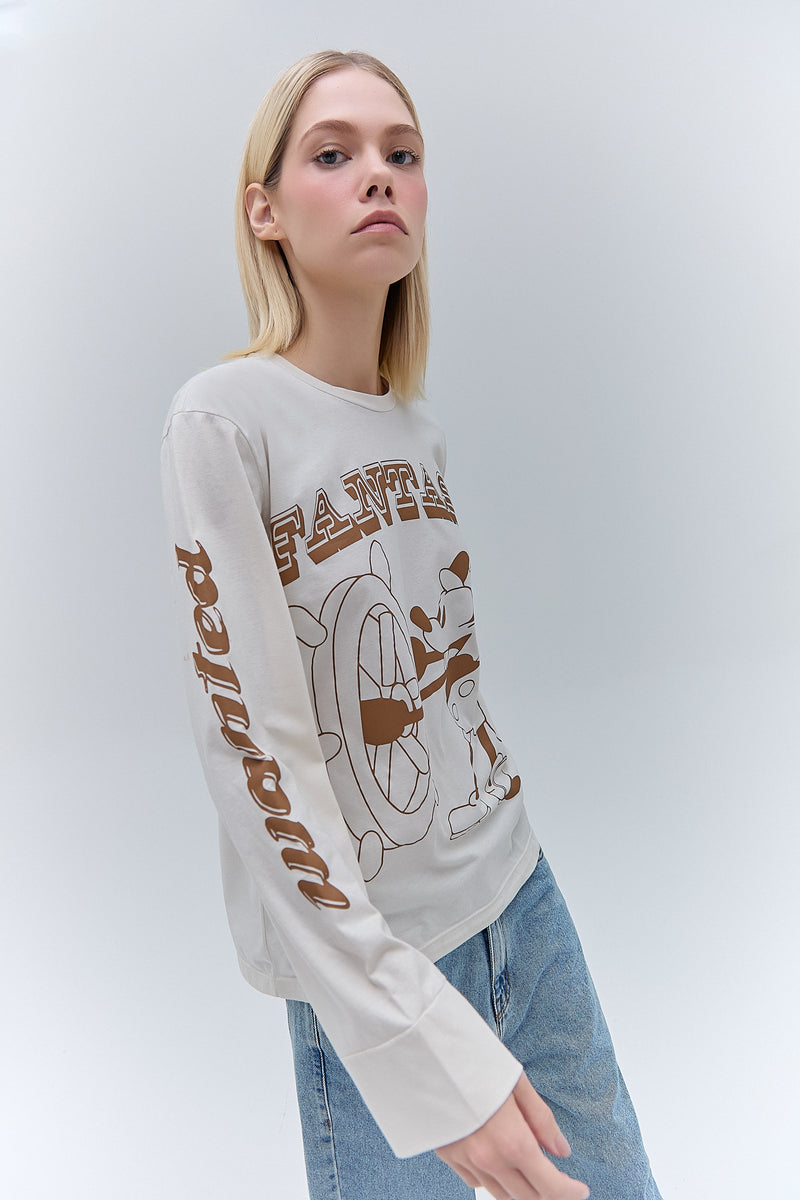 CAMISETA MANGA LONGA FANTASY OFF WHITE (8470122692835)