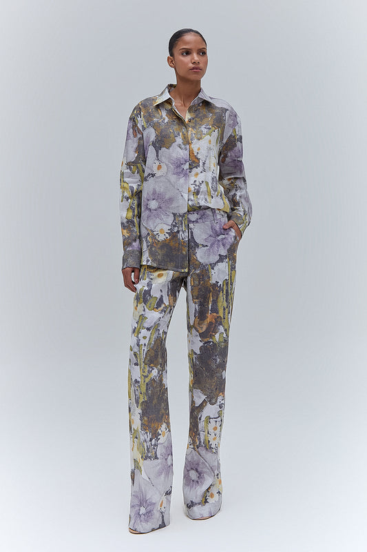 CAMISA LINHO ESTAMPA FLORAL CLARA (8470122430691)