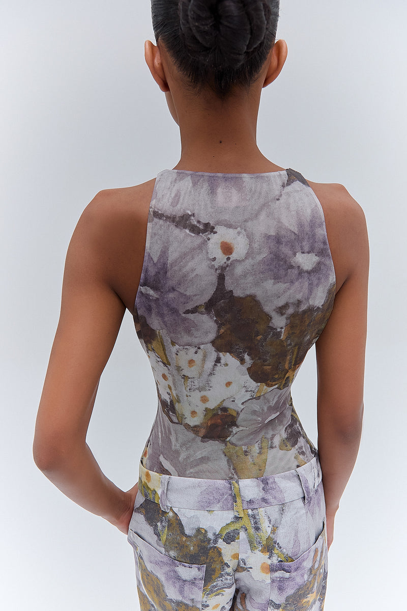 REGATA NADADOR TULE ESTAMPA FLORAL CLARA (8470123839715)