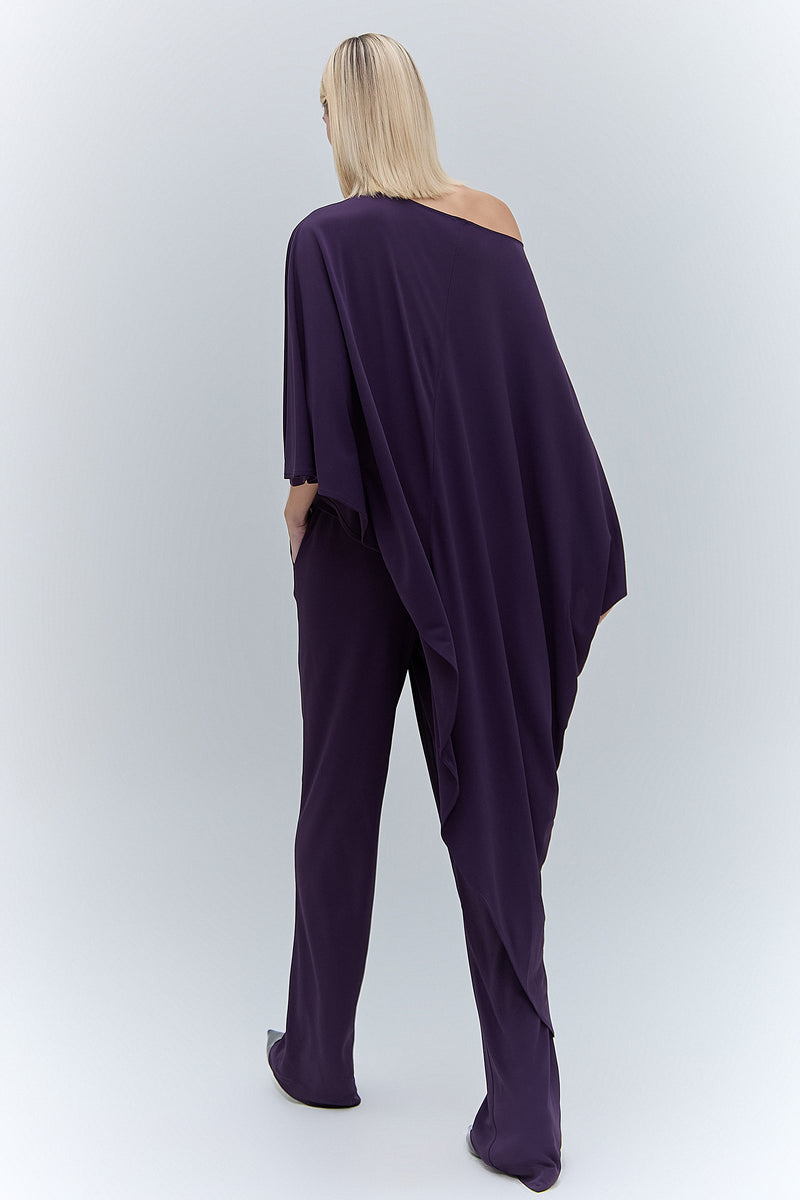 CALÇA RETA JERSEY ROXO (8470122004707)