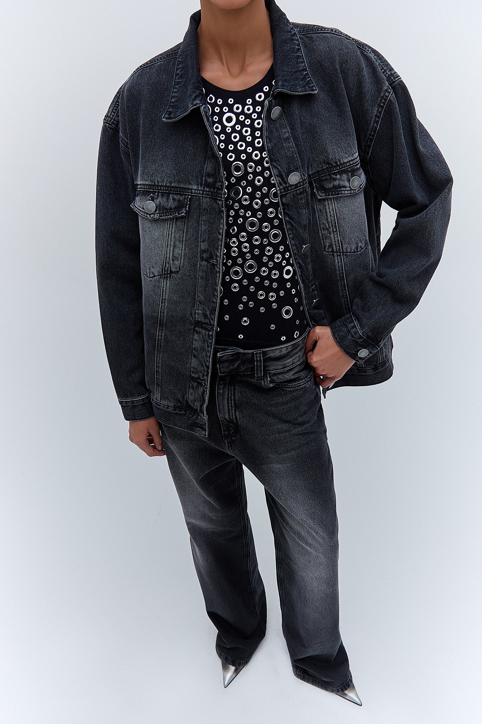 JAQUETA JEANS BLACK – TIG STORE