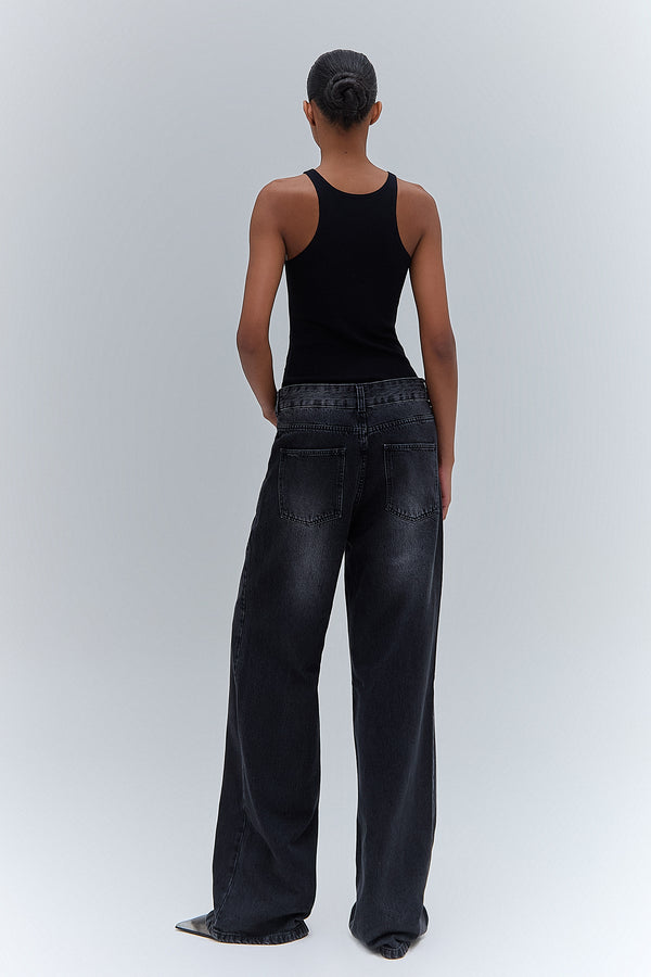 CALÇA JEANS RETA BLACK (8470120923363)