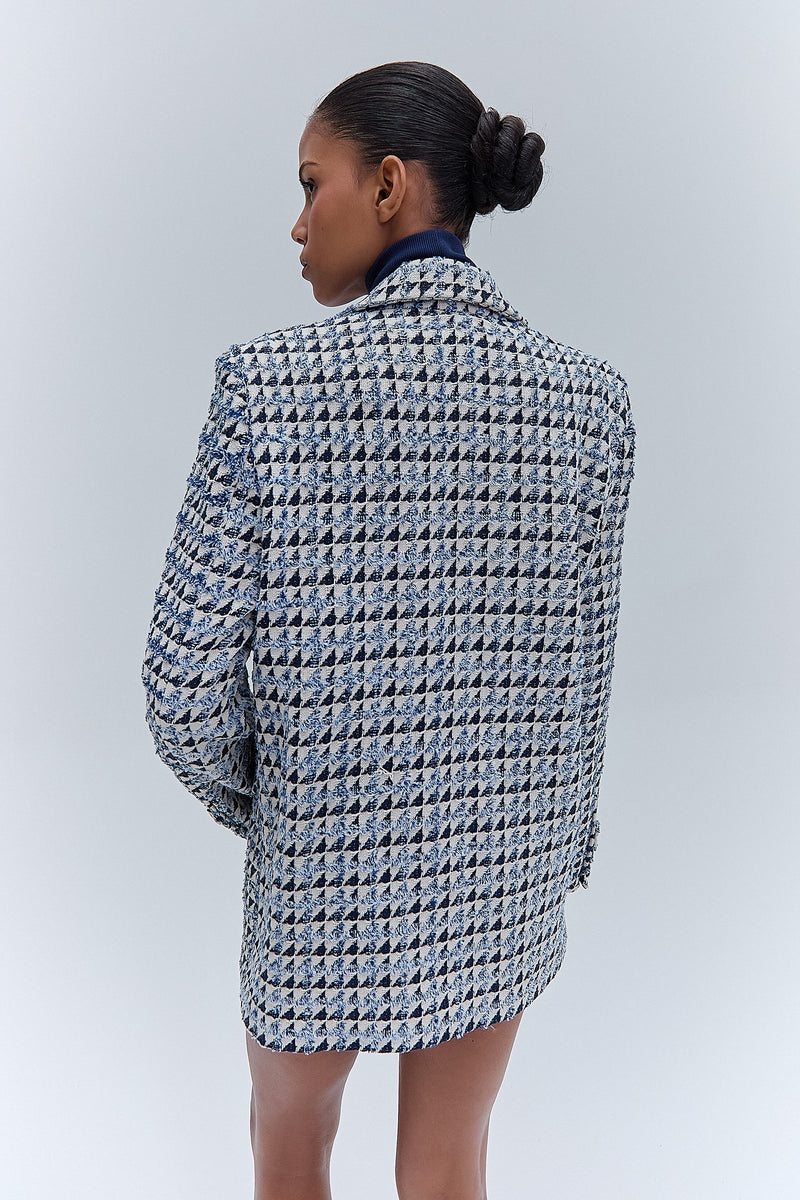 BLAZER TWEED OFF WHITE E AZUL (8470119416035)