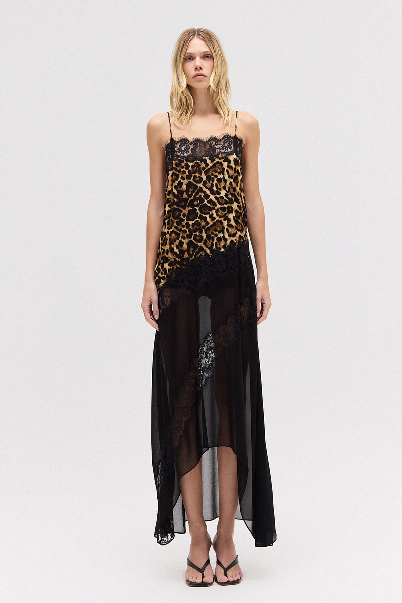 VESTIDO LONGO CETIM ONÇA E GGT PRETO RENDA PRETA (8784859332835)