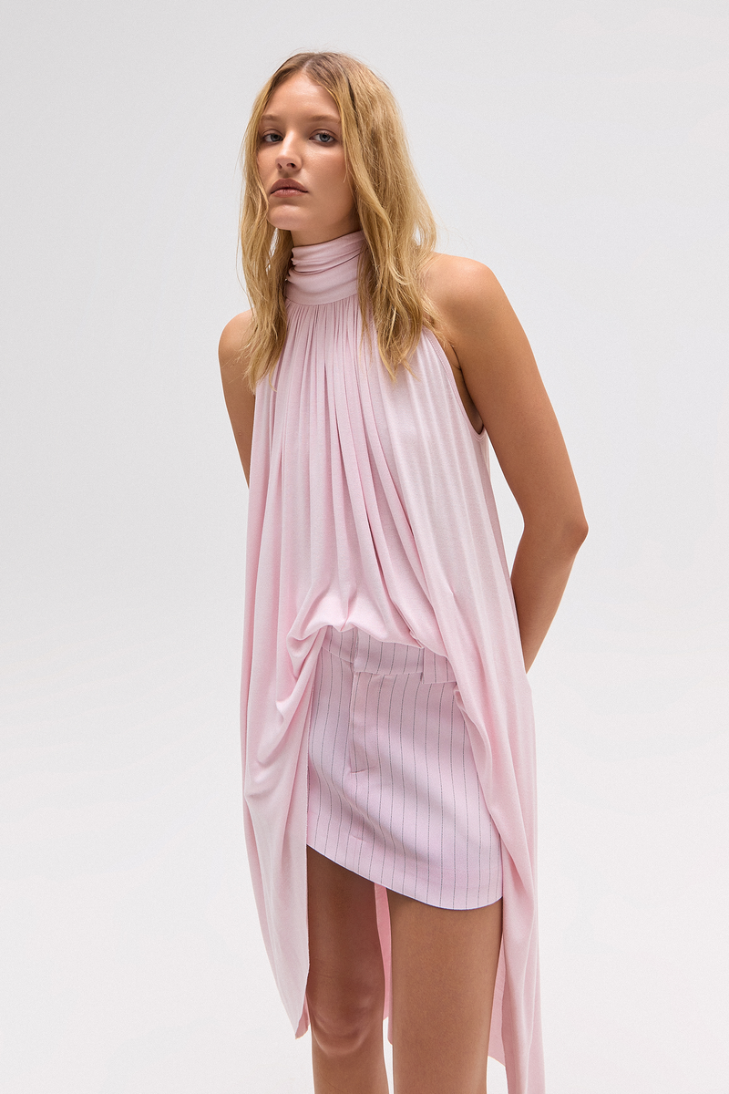 BLUSA GOLA ALTA MULLET MALHA ROSA (8784853860579)