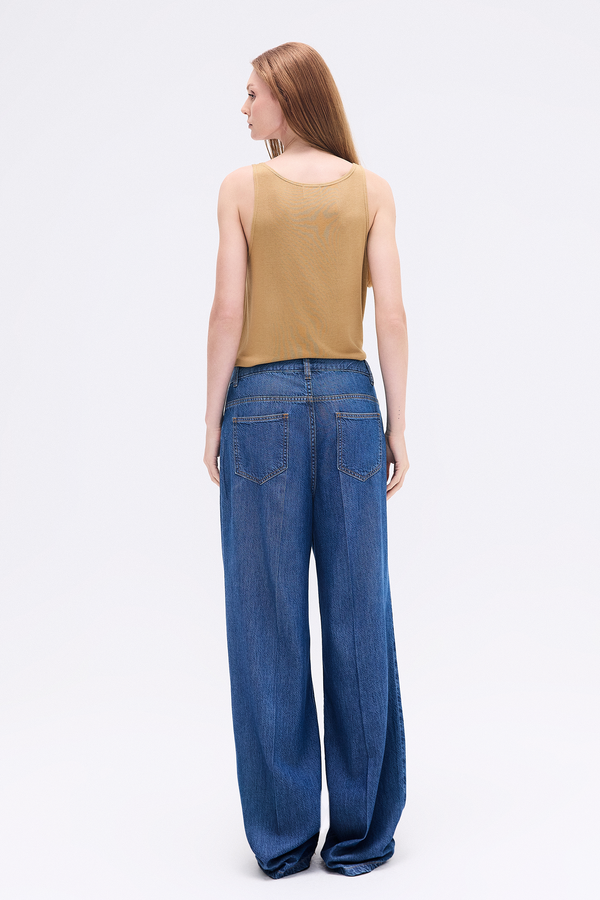 CALÇA JEANS LEVE VINCOS (8748932825315) (8748933087459)