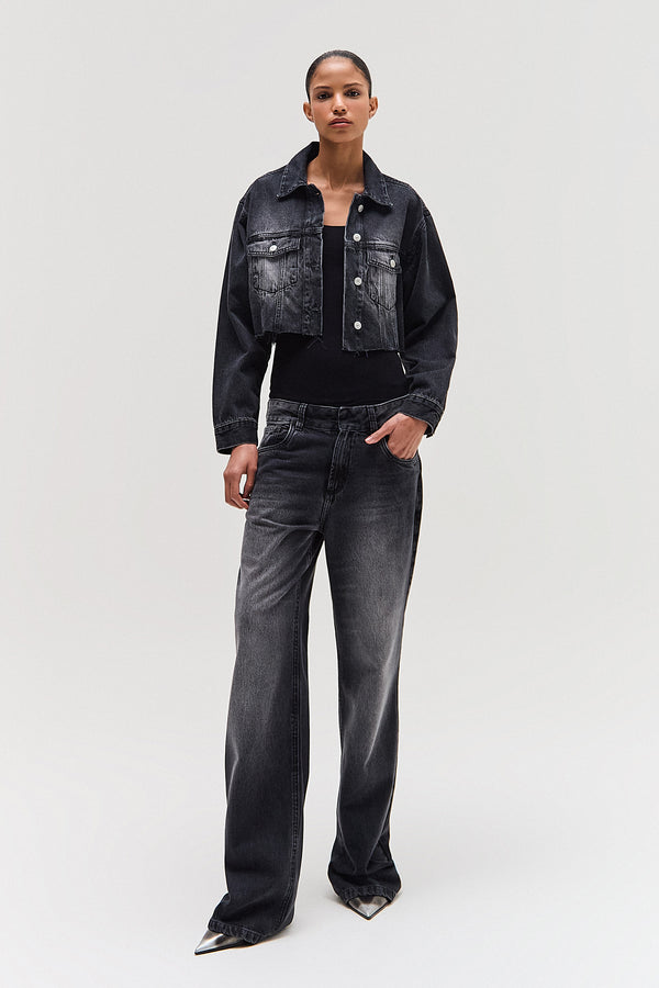 JAQUETA JEANS CROPPED BLACK (8579903357155)