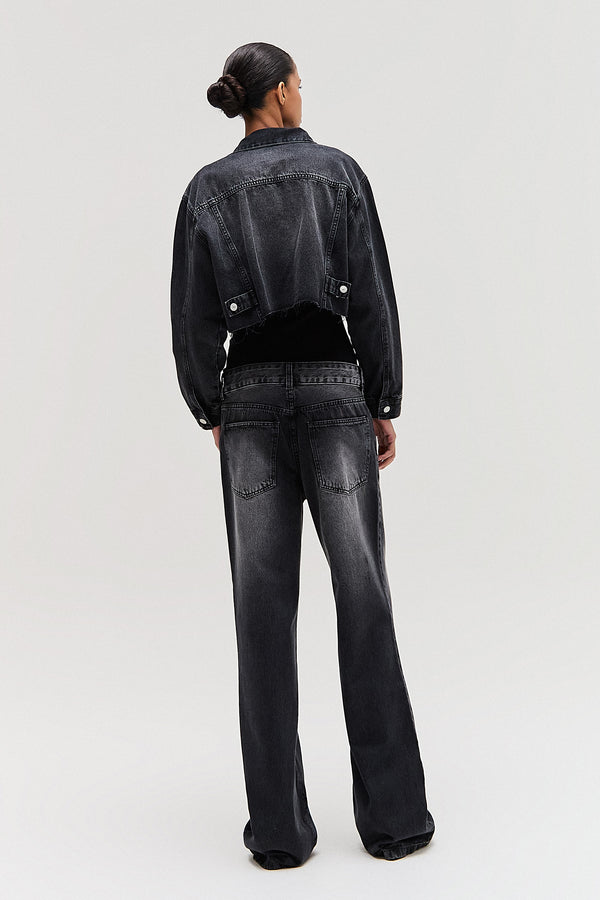 JAQUETA JEANS CROPPED BLACK (8579903357155)