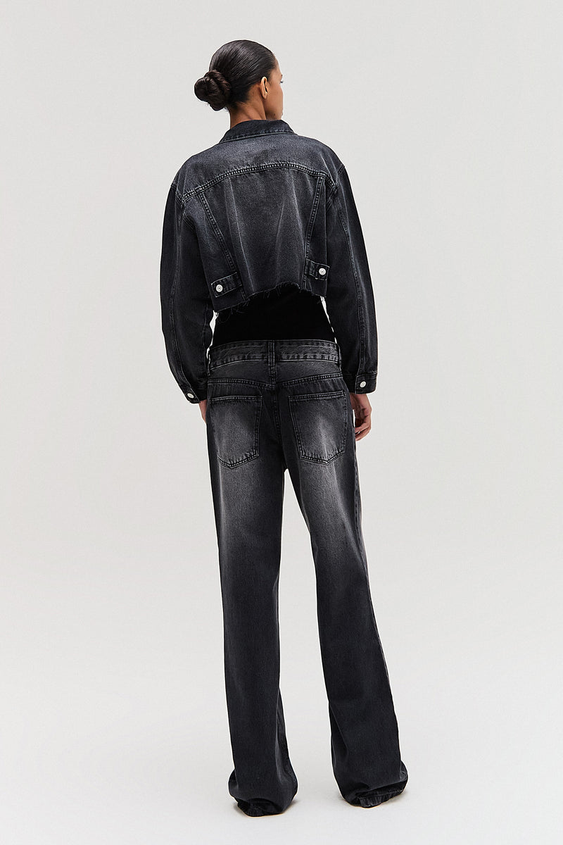 JAQUETA JEANS CROPPED BLACK (8579903357155)