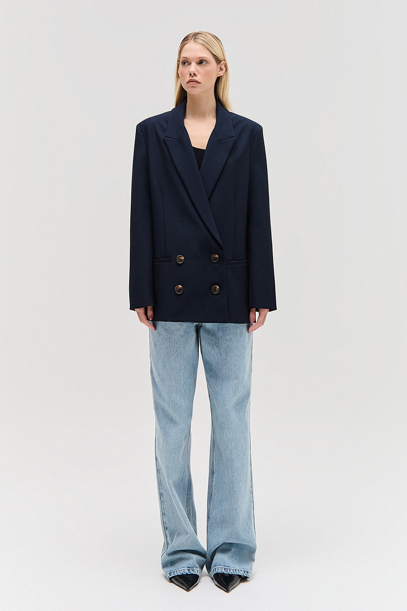 BLAZER ALFAIATARIA TRANSPASSE AZUL MARINHO (8579900342499)