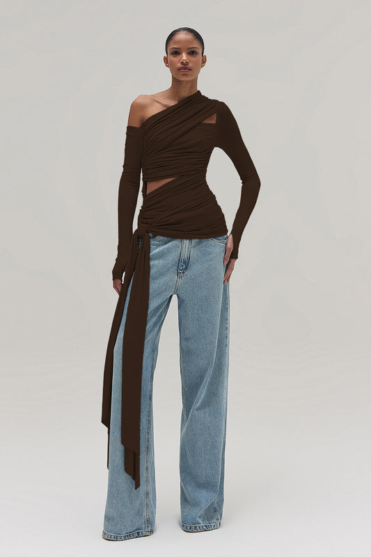BLUSA MALHA TRANSPASSES MARROM (8577663860963)