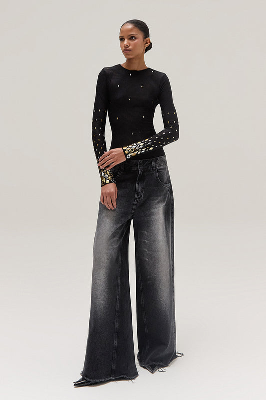 BLUSA TULE MANGA LONGA METAIS (8537365414115)