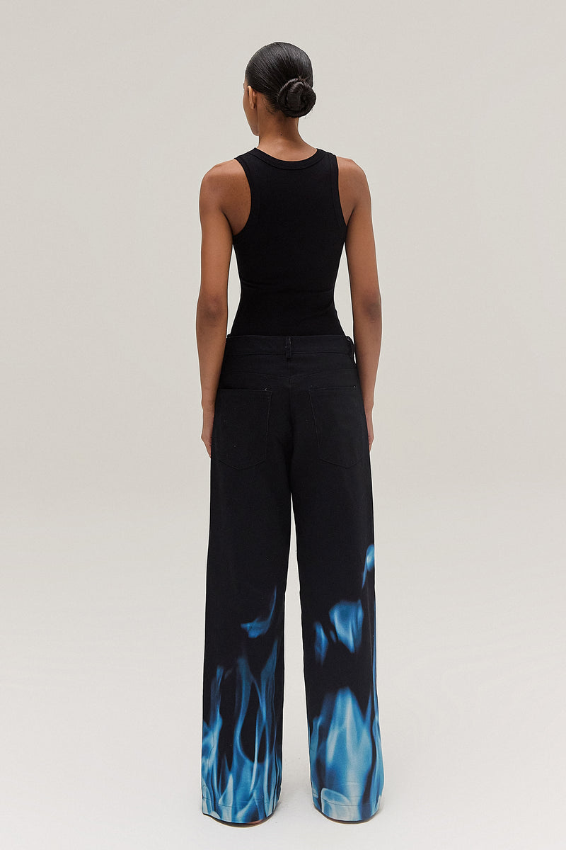 CALÇA SARJA FOGO AZUL (8539413381347)