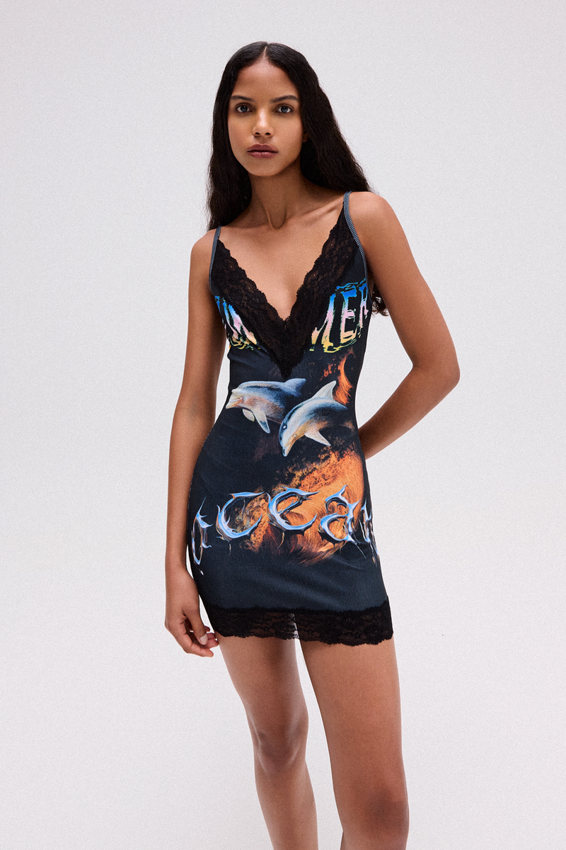 VESTIDO CURTO LYCRA OCEAN PRETO (8720250339555)