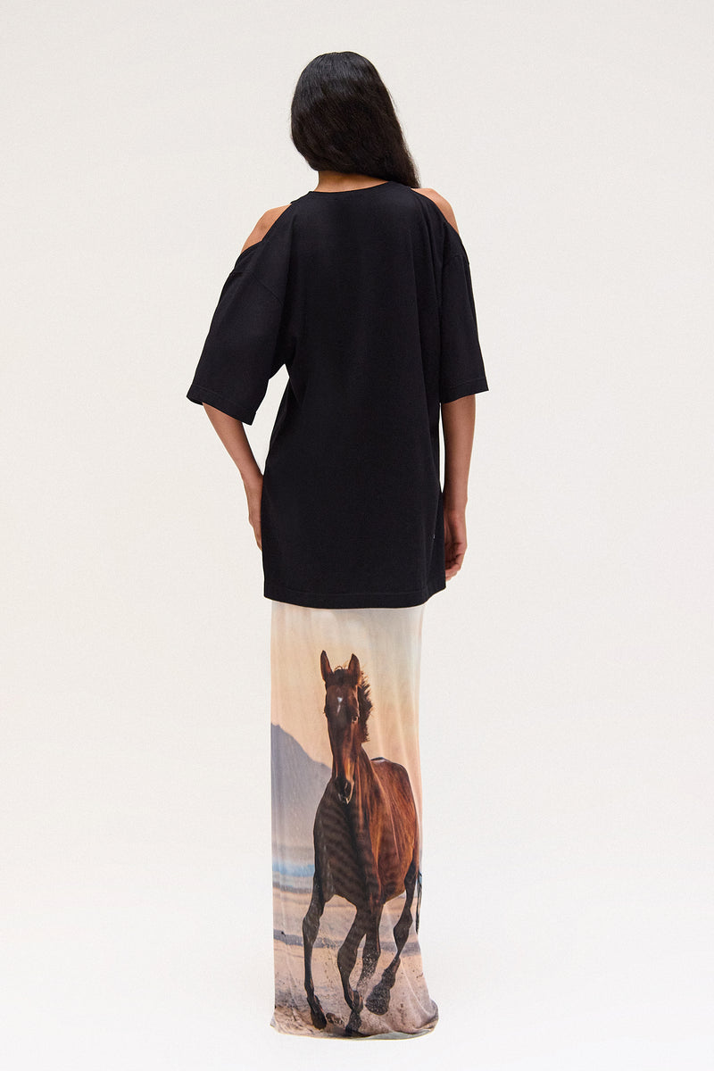 CAMISETA OVERSIZED RECORTES OMBROS PRETA (8673174159587)