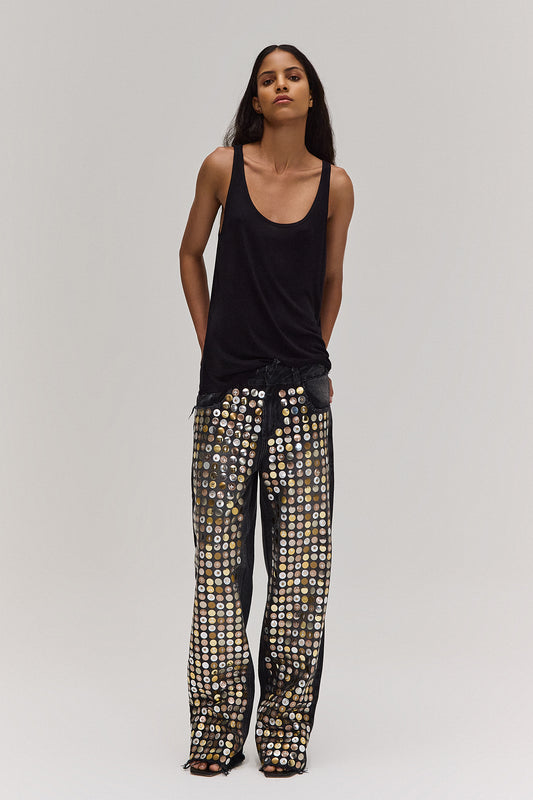 CALÇA JEANS BLACK MOEDAS (8672250822883)