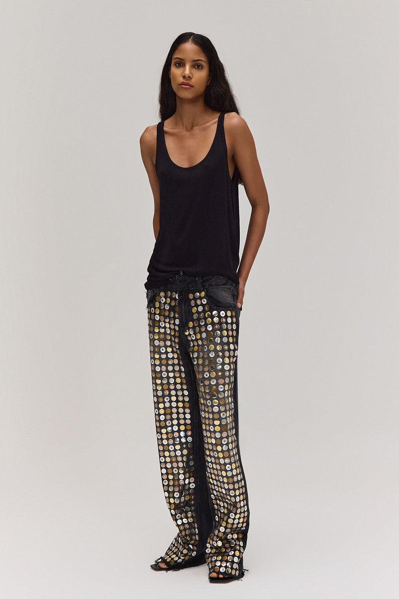 CALÇA JEANS BLACK MOEDAS (8672250822883)