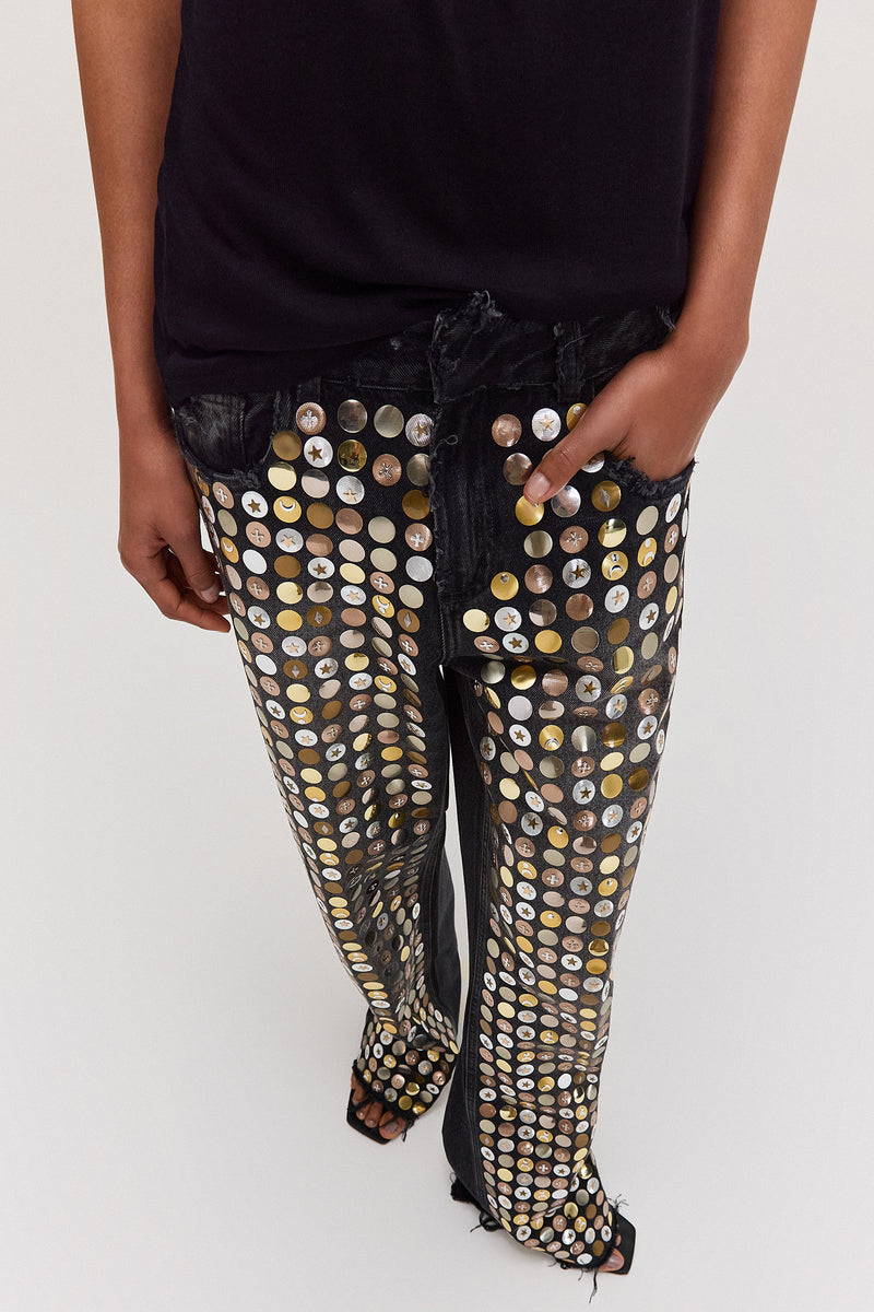 CALÇA JEANS BLACK MOEDAS (8672250822883)