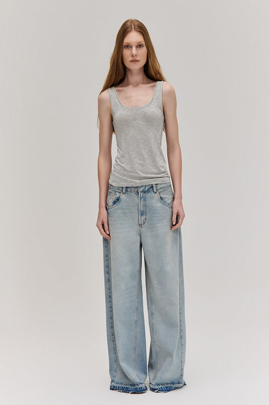 CALÇA JEANS LIGHT BLUE PERNA AMPLA (8673173766371)