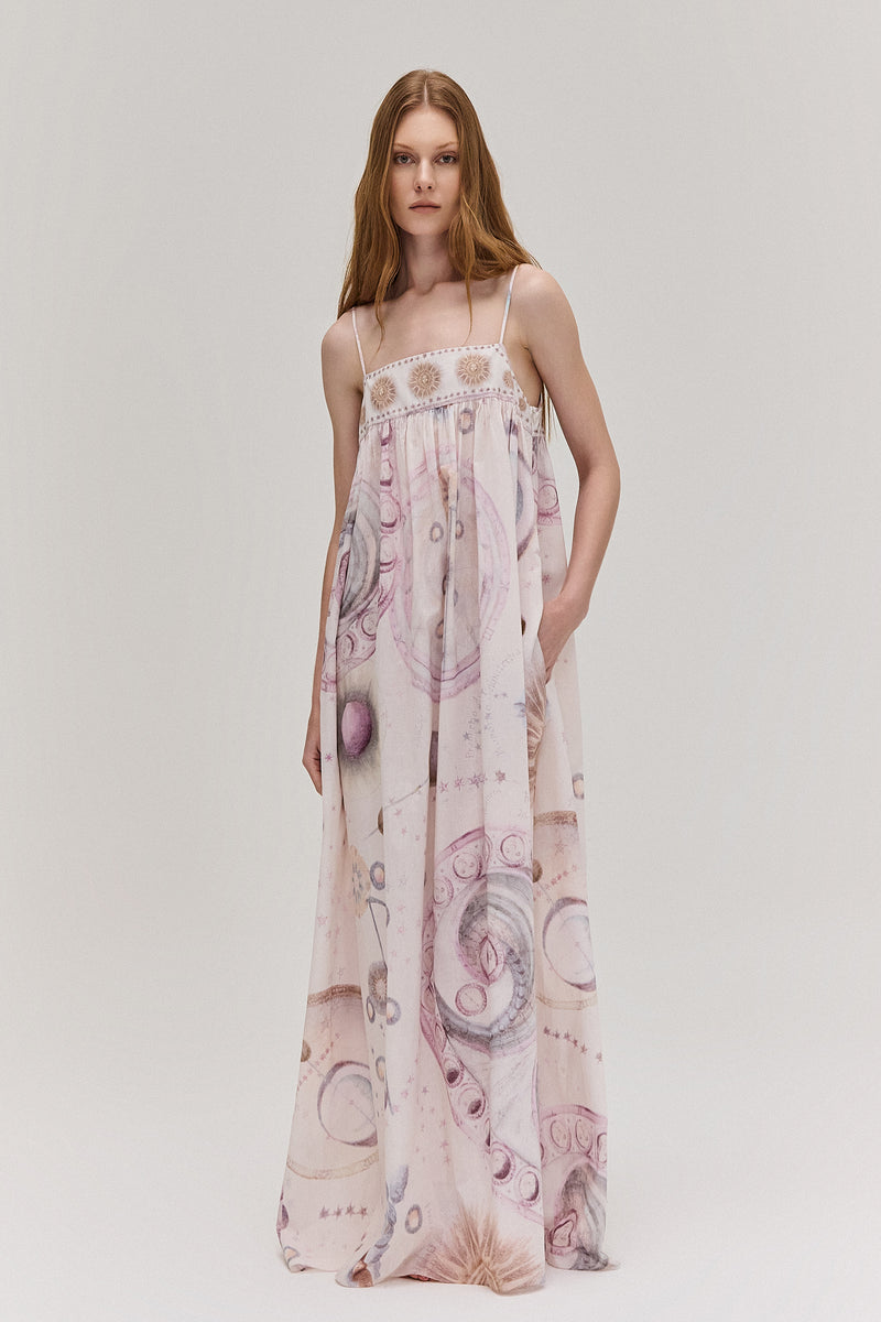 VESTIDO LONGO ALÇA ALGODÃO MÍSTICA COLORIDA (8672253542627)