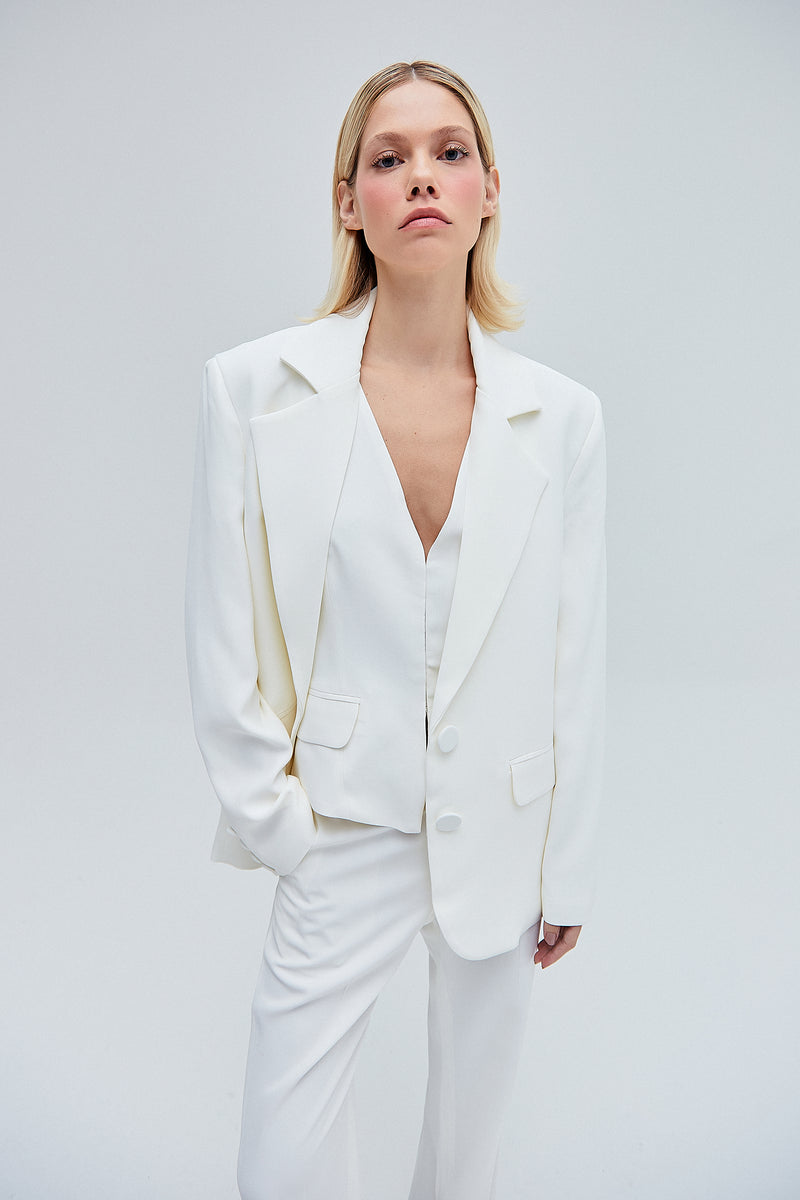 BLAZER CREPE PATOU OFF WHITE (8362853531875)