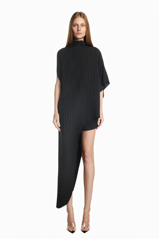 BLUSA KAFTAN ASSIMÉTRICA A FIO HEAVY PATOU RISCA DE GIZ