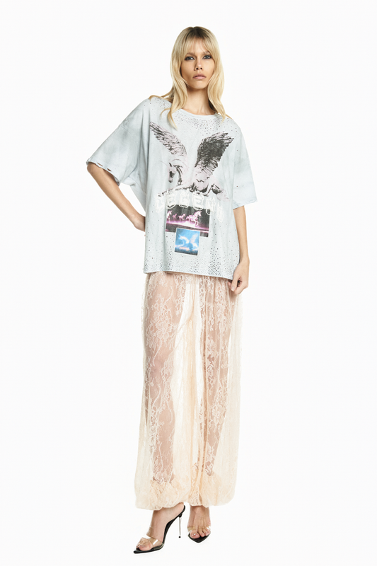 CALÇA PALA LASTEX RENDA ROSA CLARA