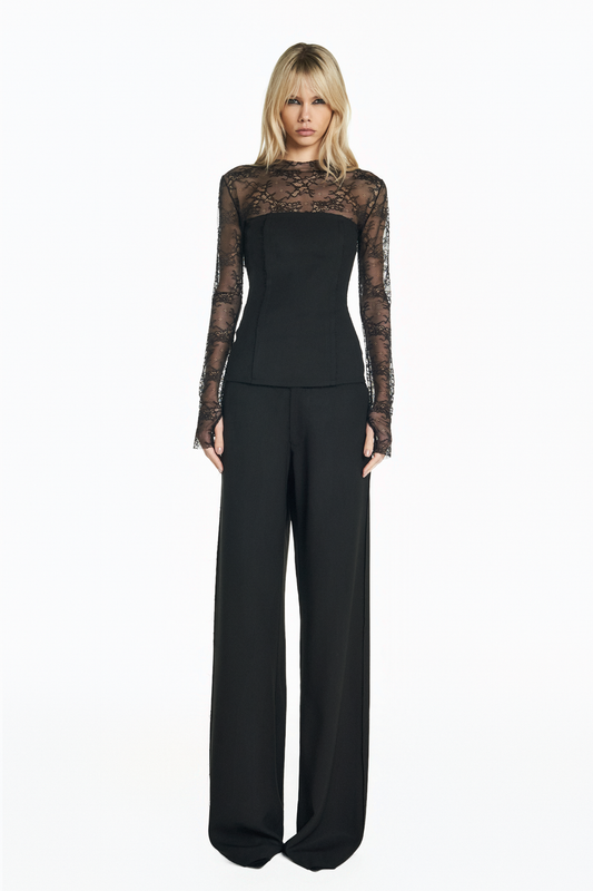 TOP CORSET TOMARA QUE CAIA A FIO HEAVY PATOU PRETO
