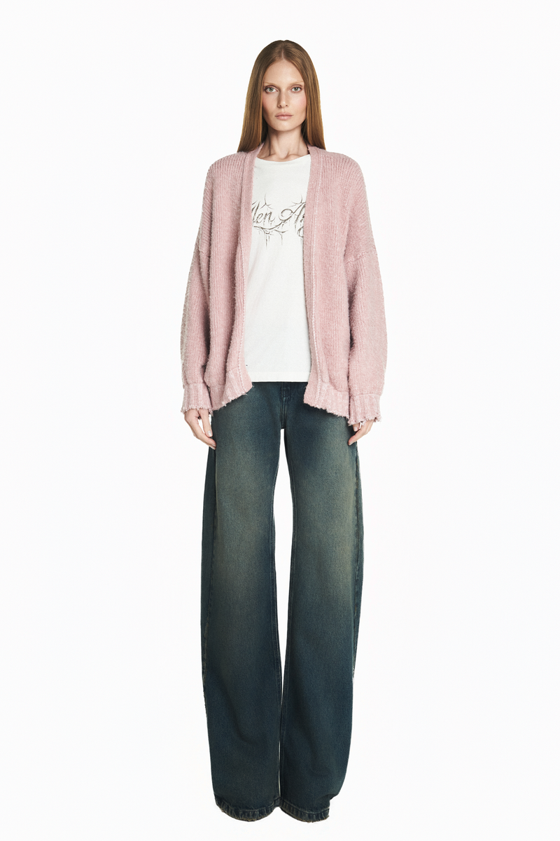 CARDIGAN TRICOT ROSA – TIG STORE