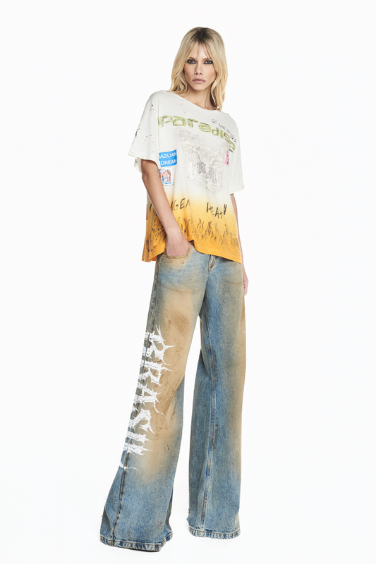 CALÇA JEANS FLARE BRASIL