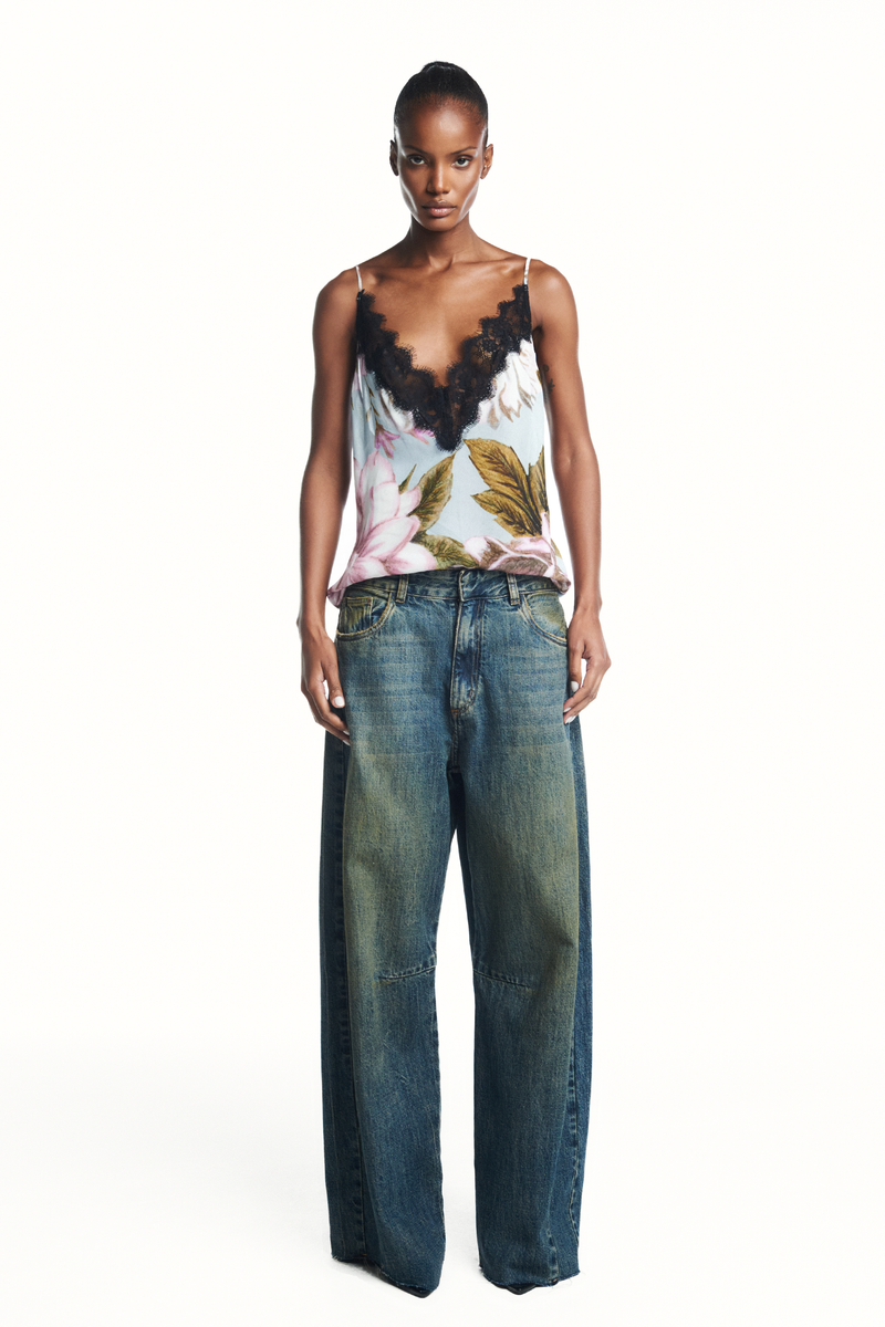 CALÇA JEANS AMARELADO BAGGY (8980760166627)