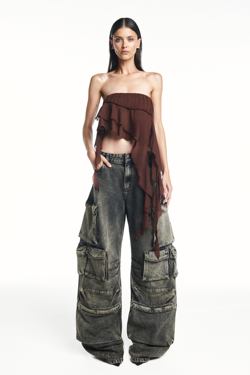 CALÇA JEANS BLACK MÚLTIPLOS BOLSOS (8980760428771)