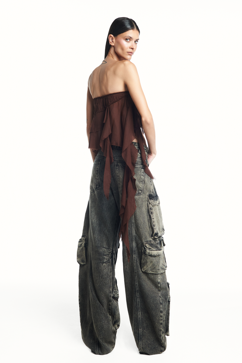 CALÇA JEANS BLACK MÚLTIPLOS BOLSOS (8980760428771)