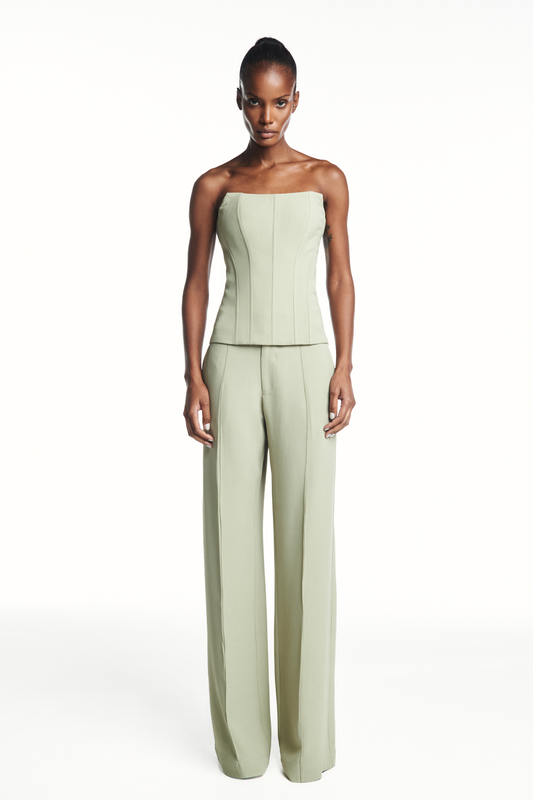 TOP CORSET TOMARA QUE CAIA PATOU HEAVY VERDE MENTA (8980756070627)