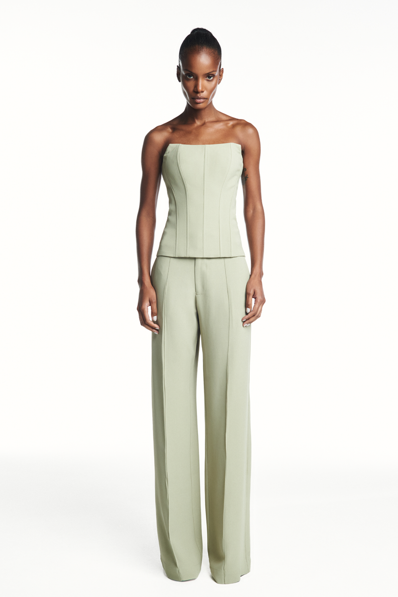TOP CORSET TOMARA QUE CAIA PATOU HEAVY VERDE MENTA (8980756070627)