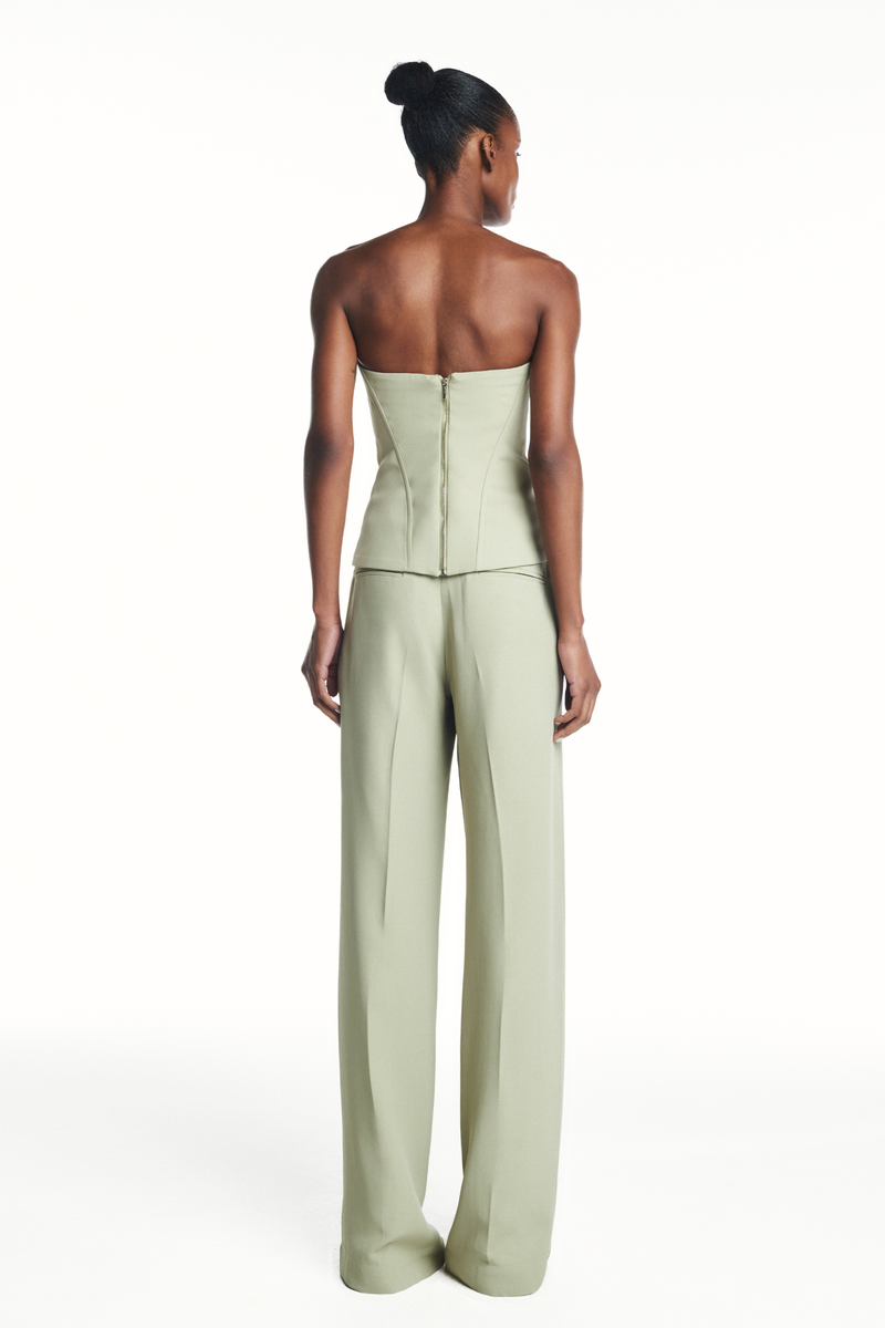 TOP CORSET TOMARA QUE CAIA PATOU HEAVY VERDE MENTA (8980756070627)