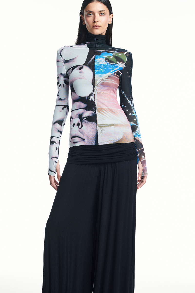 BLUSA GOLA ALTA MANGA LONGA TULE MARTINI POLAROID (8980750401763)