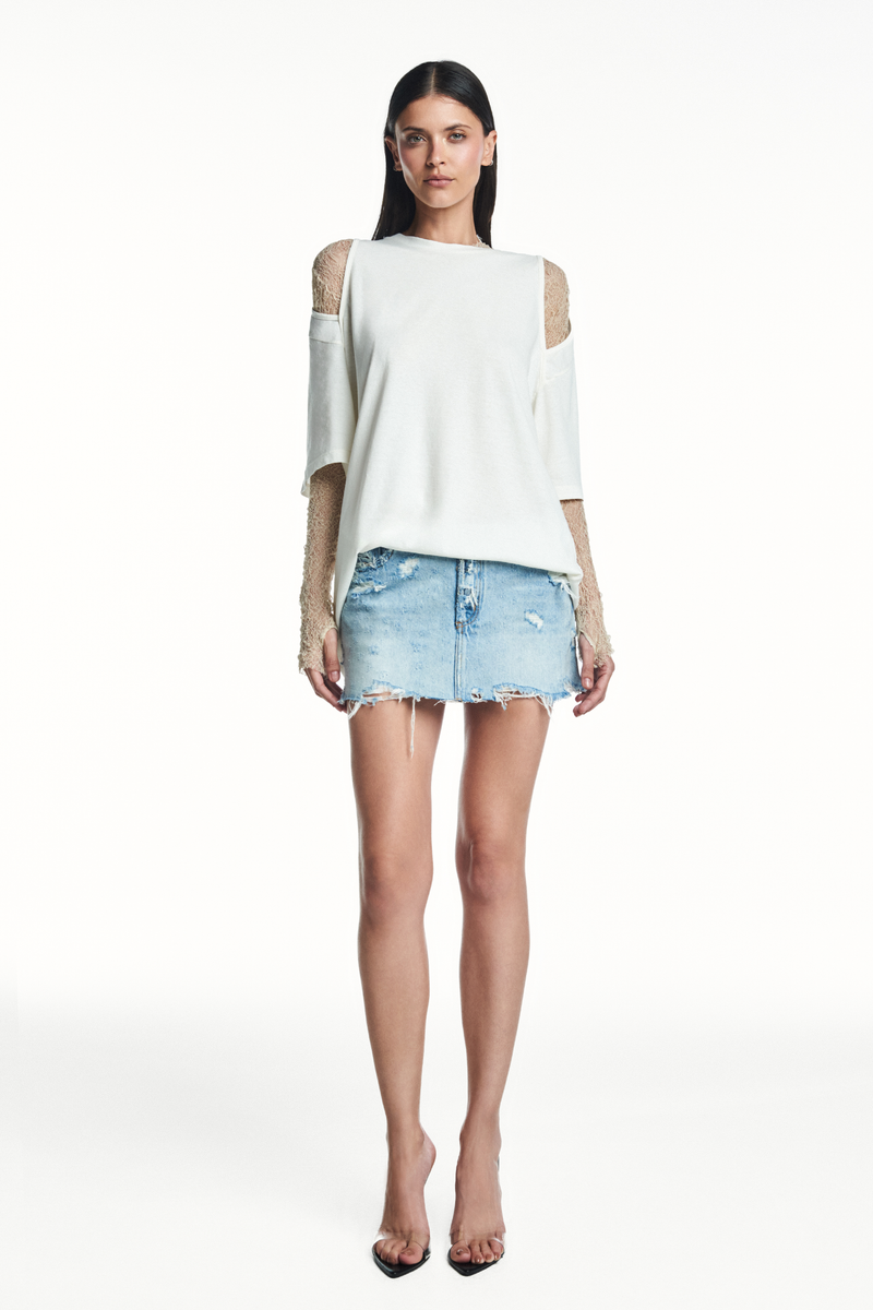 MINI SAIA JEANS DESTROYED (8980760625379)