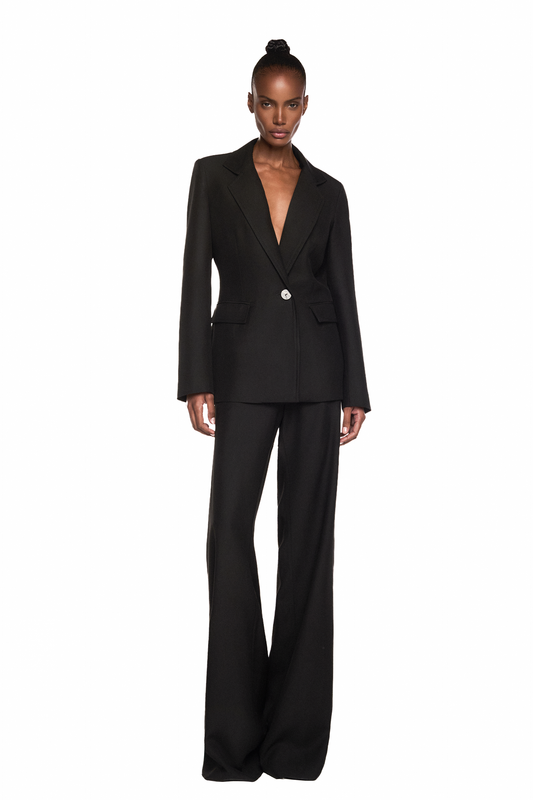 CALÇA ALFAIATARIA CREPE HEAVY PATOU PRETO